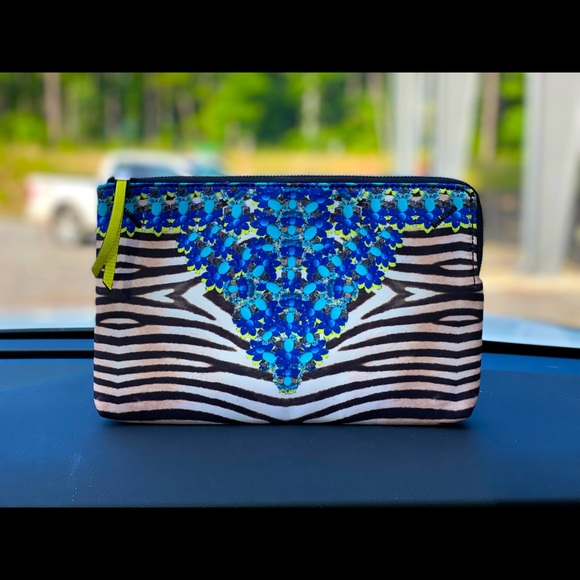 Stella & Dot Jeweled Zebra Capri Clutch - Picture 2 of 6